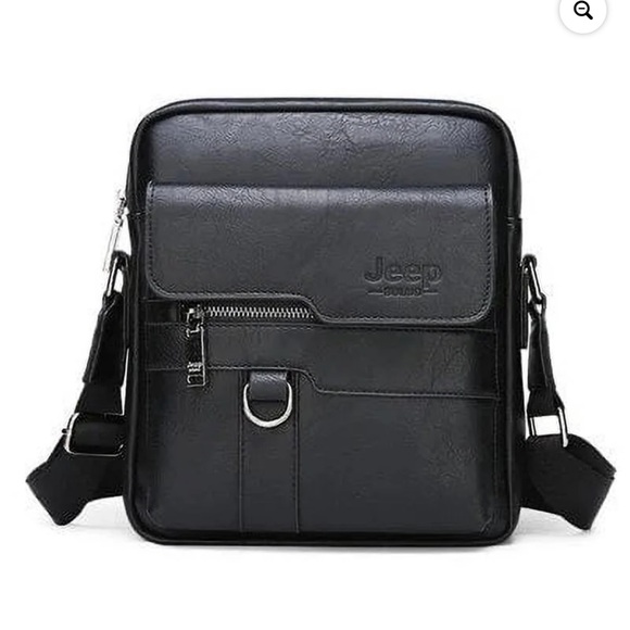 JEEP BULUO Mens Leather Bag Shoulder Crossbody Bags For Men Messenger Bag - Picture 1 of 13